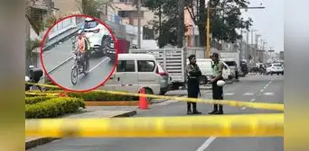 Nuevo video del asalto a cambista en San Borja que dejó un policía herido de bala Nuevo video del asalto a cambista en San Borja que dejó un policía herido de bala
