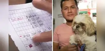 Taxista encontró a perrito abandonado con una nota en su auto: caso conmovió a miles Taxista encontró a perrito abandonado con una nota en su auto: caso conmovió a miles