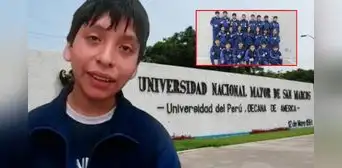 Con solo 13 años, alumno de El Agustino logró ser el único en ingresar a Ciencias en la UNMSM: "Estudiaba todos los días"