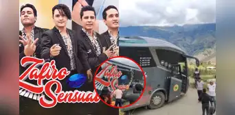 Bus que trasladaba a integrantes de la orquesta Zafiro Sensual casi se cae al abismo en Huánuco Bus que trasladaba a integrantes de la orquesta Zafiro Sensual casi se cae al abismo en Huánuco