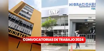 Convocatorias de trabajo del 2 hasta el 13 de diciembre en Lima, Cajamarca y Pasco con sueldos de hasta S/13.000