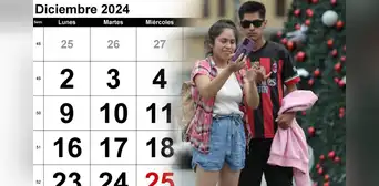Feriados en diciembre 2024: este es el calendario de días libres y no laborables en Perú, según El Peruano