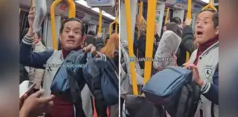 Comerciante peruano sale adelante con la venta de bolsos en el Metro de Madrid: “Full chamba”