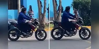 Estudiante de la UNAC sorprende al manejar su 'motobici' y usuarios bromean: "Quema calorías y no usa combustible" Estudiante de la UNAC sorprende al manejar su 'motobici' y usuarios bromean: "Quema calorías y no usa combustible"