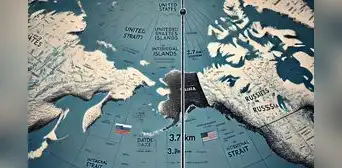 La sorprendente frontera entre Estados Unidos y Rusia: 3 km de distancia y 21 horas de diferencia de horario