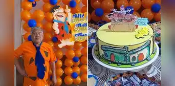 Familia peruana sorprende a su abuelito con su primer cumpleaños infantil: "Su niño interior está alegre"