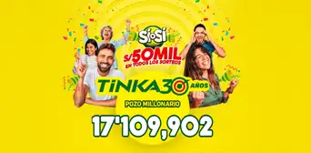 Tinka EN VIVO HOY 4 de diciembre: resultados del último sorteo, jugada ganadora y el Pozo Millonario Tinka EN VIVO HOY 4 de diciembre: resultados del último sorteo, jugada ganadora y el Pozo Millonario