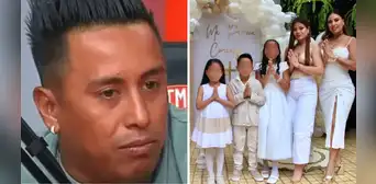 Christian Cueva interrumpe a conductora y tiene tajante respuesta al ser consultado por la primera comunión de su hija: "Yo cumplo" Christian Cueva interrumpe a conductora y tiene tajante respuesta al ser consultado por la primera comunión de su hija: "Yo cumplo"
