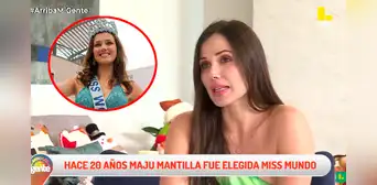 Maju Mantilla confiesa que estuvo a punto de perder el Miss Mundo 2004: "Llore, me sentí mal" Maju Mantilla confiesa que estuvo a punto de perder el Miss Mundo 2004: "Llore, me sentí mal"