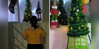 Peruano sorprende con insólito arbolito de Navidad y usuarios bromean: “No me va a tragar la pobreza”