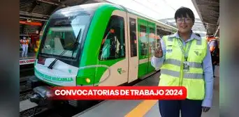 Línea 1 del Metro de Lima anuncia convocatoria de trabajo para auxiliares y conductores: link para postular