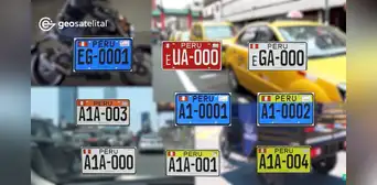 Significado del color de placas en Perú: ¿cómo se clasifican?
