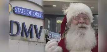 Real ID en Navidad 2024: Santa Claus invita a tramitar el documento antes de 2025 desde la DMV de Oregón