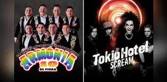 Conciertos en Lima este fin de semana, del 6 al 8 de diciembre: Armonía 10, Caribeños de Guadalupe, Amy Gutiérrez y Tokio Hotel Conciertos en Lima este fin de semana, del 6 al 8 de diciembre: Armonía 10, Caribeños de Guadalupe, Amy Gutiérrez y Tokio Hotel