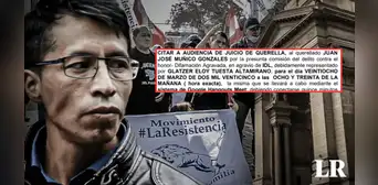 Poder Judicial cita a juicio a cabecilla de La Resistencia, Juan Muñico, por presunta difamación agravada a IDL Poder Judicial cita a juicio a cabecilla de La Resistencia, Juan Muñico, por presunta difamación agravada a IDL