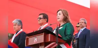 Dina Boluarte no hace mea culpa por muertes en protestas y califica de "intolerantes" a los que manifestaron Dina Boluarte no hace mea culpa por muertes en protestas y califica de "intolerantes" a los que manifestaron