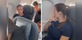 Madre confronta a pasajera por no ceder asiento a su hijo en vuelo y genera polémica