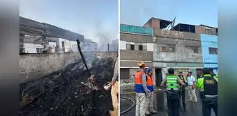 Cercado de Lima: incendio en vivienda de recicladores deja un fallecido, un desaparecido y cinco lesionados