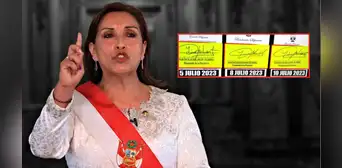 Dina Boluarte firmó de manera diferente actas de Consejo de Ministros tras su operación: sesiones se realizaron de manera remota Dina Boluarte firmó de manera diferente actas de Consejo de Ministros tras su operación: sesiones se realizaron de manera remota