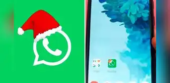 ¿Cómo colocarle un gorro de Santa Claus al ícono de WhatsApp? Así activas el modo Navidad ¿Cómo colocarle un gorro de Santa Claus al ícono de WhatsApp? Así activas el modo Navidad