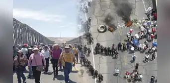 Tras 6 días de paro pobladores de Moquegua desbloquean el Puente Montalvo: darán tregua hasta el 13 de diciembre