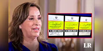 Dina Boluarte habría cometido delito de falsedad por firmas diferentes en actas del Consejo de Ministros