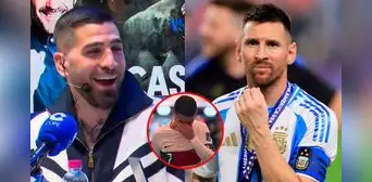 Campeón de UFC reveló que sueña con invitar a Messi a su próxima pelea: "Que se j... Cristiano" Campeón de UFC reveló que sueña con invitar a Messi a su próxima pelea: "Que se j... Cristiano"