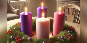 ¿Qué representan las velas de la corona de Adviento? Descubre el significado de cada color y su orden