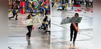 Maestra imita a Dina Boluarte en concurso escolar y sorprende al ritmo de 'Don gato ron ron'