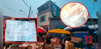 Extorsionadores arrojan explosivo en Mercado Nueva Esperanza en VMT y exigen S/70 por puesto