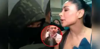 Seguridad de Pamela Franco agrede a reportera de 'Amor y fuego' tras incómodas preguntas sobre Cueva y Pamela López Seguridad de Pamela Franco agrede a reportera de 'Amor y fuego' tras incómodas preguntas sobre Cueva y Pamela López
