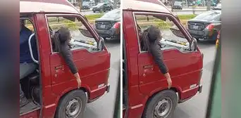 Peruano queda atónito al ver a pasajera en combi: "Se duerme mejor que en casa"