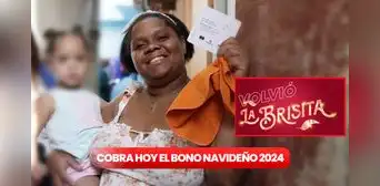 Cobra HOY el Bono Navideño 2024 en 3 pasos: guía fácil para recibir los RD$1.500 de la Brisita en República Dominicana Cobra HOY el Bono Navideño 2024 en 3 pasos: guía fácil para recibir los RD$1.500 de la Brisita en República Dominicana