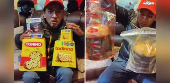 Joven boliviano compara sabor de panetón de Perú con el de Bolivia y queda sorprendido: "Me quedo con el peruano" Joven boliviano compara sabor de panetón de Perú con el de Bolivia y queda sorprendido: "Me quedo con el peruano"