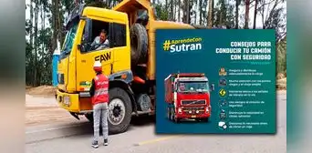 ¿Transportas mercadería por carretera? Sutrán da estos consejos para conducir tu camión con seguridad