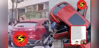 Yiddá Eslava y Julián Zucchi tienen fuerte enfrentamiento en la vía pública: forcejeos y gritos delante de sus hijos Yiddá Eslava y Julián Zucchi tienen fuerte enfrentamiento en la vía pública: forcejeos y gritos delante de sus hijos