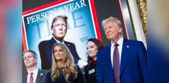Trump toca la campana de apertura en Wall Street luego de ser elegido "Persona del Año": "Tremendo honor Trump toca la campana de apertura en Wall Street luego de ser elegido "Persona del Año": "Tremendo honor
