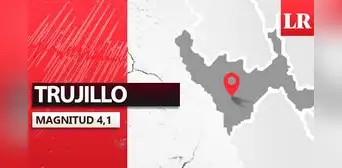 Temblor de magnitud 4,1 remeció Trujillo hoy, según IGP