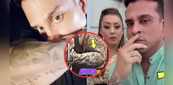 Christian Domínguez se habría borrado el tatuaje del rostro de Pamela Franco, según 'Amor y fuego' Christian Domínguez se habría borrado el tatuaje del rostro de Pamela Franco, según 'Amor y fuego'