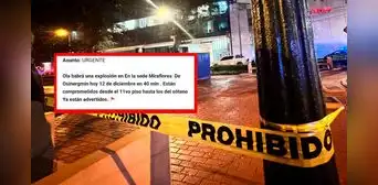 Revelan mensaje sobre presunta bomba que alertó a trabajadores de edificio en Miraflores