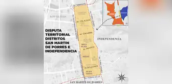 Conflicto territorial entre San Martín de Porres e Independencia: vecinos pelean por zona comercial desde hace 21 años Conflicto territorial entre San Martín de Porres e Independencia: vecinos pelean por zona comercial desde hace 21 años
