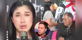 Conductora de podcast rompe en llanto tras ser suspendida en vivo por asistir al programa de Paco Bazán: "No es justo"