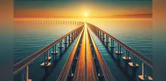 El puente marítimo de 36 kilómetros que unirá 2 ciudades y convertirá una región de Asia en centro financiero mundial El puente marítimo de 36 kilómetros que unirá 2 ciudades y convertirá una región de Asia en centro financiero mundial