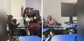 Peruana lleva su PC gamer a clases y sorprende a sus compañeros que usan laptops: "Vale más que todas"