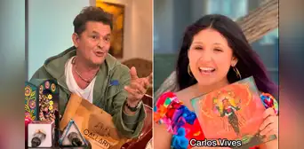 Carlos Vives reacciona al pedido de Milena Wharton de conocerlo en persona: “Vamos a hacer algo” Carlos Vives reacciona al pedido de Milena Wharton de conocerlo en persona: “Vamos a hacer algo”