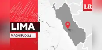 Temblor de magnitud 3,6 remeció Lima y Callao hoy, según IGP
