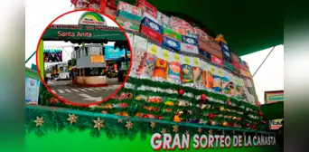 La 'canasta' navideña más grande del mundo será sorteada en Santa Anita: pesa más de 8 toneladas y hay más de mil productos La 'canasta' navideña más grande del mundo será sorteada en Santa Anita: pesa más de 8 toneladas y hay más de mil productos