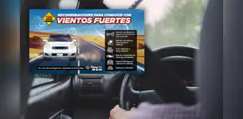Precaución en la vía: SUTRAN ofrece recomendaciones para conducir en vientos fuertes Precaución en la vía: SUTRAN ofrece recomendaciones para conducir en vientos fuertes