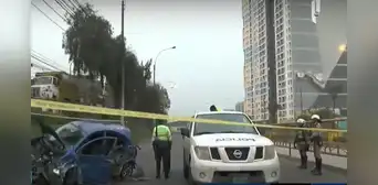 Vehículo choca contra poste y dos miembros de una familia mueren en Independencia Vehículo choca contra poste y dos miembros de una familia mueren en Independencia
