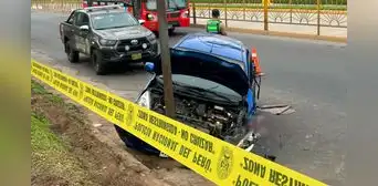Dos personas mueren por choque de auto contra poste en Independencia: chofer habría manejado en estado de ebriedad